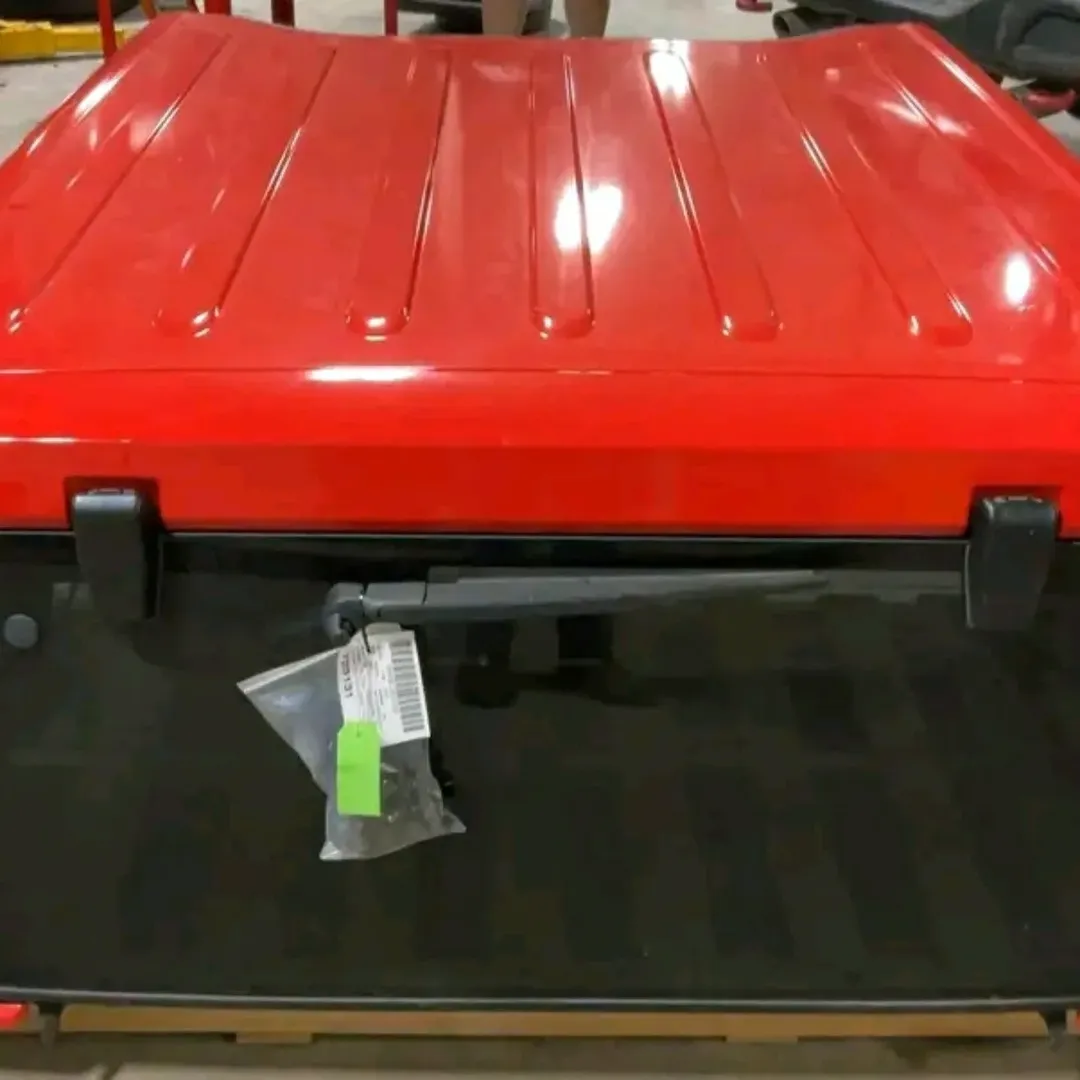 Firecracker Red OEM Hardtop for Jeep Wrangler JKU – Complete with Freedom Panels