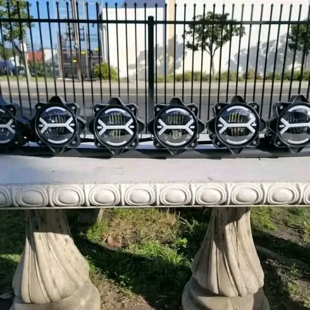 50-Inch LED Off-Road Light Bar with Pod Lights – High Output Combo Beam