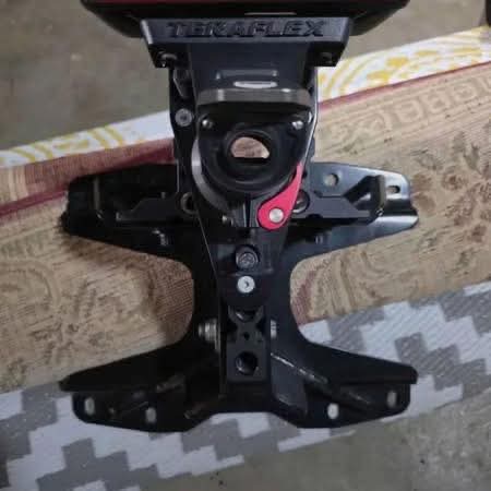 Teraflex Alpha HD Adjustable Spare Tire Mounting Kit with 3rd Brake Light for Jeep Wrangler JL